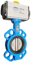 Load image into Gallery viewer, Cast Iron Spring Return Butterfly Valve with 304 Stainless Steel Disc - PN16 16 Bar