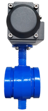 Load image into Gallery viewer, Spring Return Air Actuated Grooved Butterfly Valve