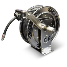 Load image into Gallery viewer, High Pressure Hose Spring Rewind Hose Reel 3/8 X 20M 330Bar Stainless Steel 304
