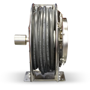 High Pressure Hose Spring Rewind Hose Reel 3/8 X 20M 330Bar Stainless Steel 304