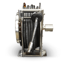 Load image into Gallery viewer, High Pressure Hose Spring Rewind Hose Reel 3/8 X 20M 330Bar Stainless Steel 304
