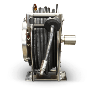 High Pressure Hose Spring Rewind Hose Reel 3/8 X 20M 330Bar Stainless Steel 304