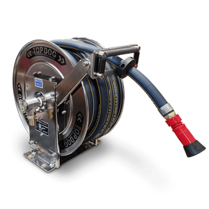Stainless Steel Spring Rewind Hose Reel - 20M of 25MM Hose