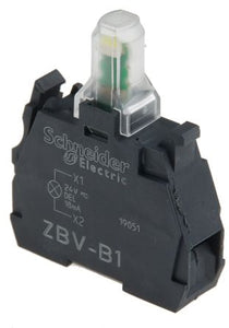 Schneider Electric | ZBVB3 | Harmony XB Series Light Block, 24V, Green Illumination