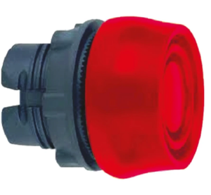 Schneider Electric | ZB5AP4S | Harmony XB5 Series Red Round Push Button Head, Spring Return Actuation, 22mm Cutout