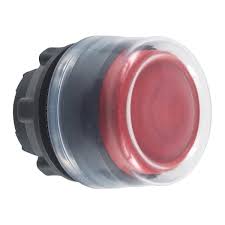 Schneider Electric | ZB5AP4 | Harmony XB5 Series Red Round Push Button Head, Spring Return Actuation, 22mm Cutout